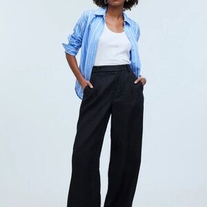 Madewell Harlow Trouser Pant 100% linen Size 2 NWT